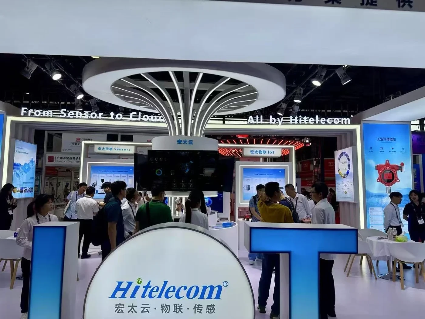 44c0e9b9af7ddd11e7f43ac64293b0d0.jpg Hitelecom booth — From Sensor to Cloud