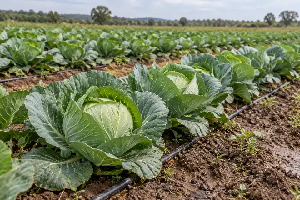 Open-field vegetable beds: illustrative soil-monitoring application environment