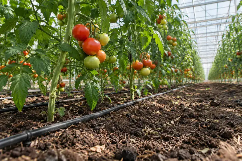 Greenhouse soil-bed cultivation: illustrative soil-monitoring application environment