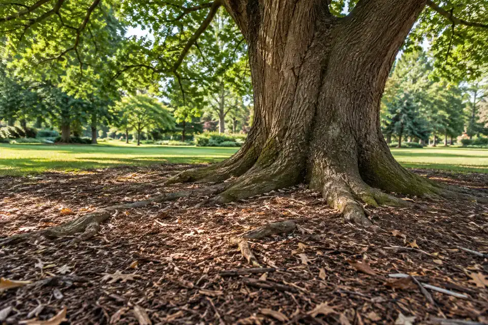 Landscape trees & planted root zones: illustrative soil-monitoring application environment