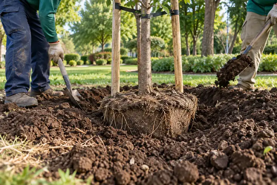 New planting & transplant establishment: illustrative soil-monitoring application environment