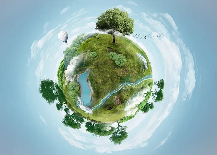 Green planet — environmental responsibility